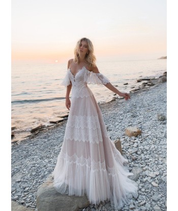 Robe Mariée Hippie Bohème solde