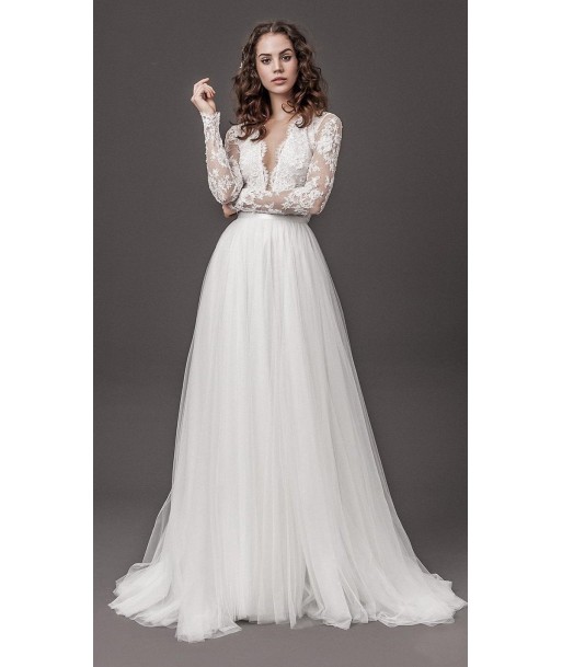 Robe De Mariée Boheme Dentelle Dos Nu shop