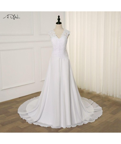 Robe boheme blanche chic mariage pas cher chine