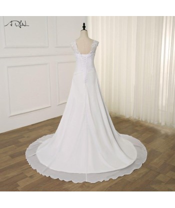 Robe boheme blanche chic mariage pas cher chine