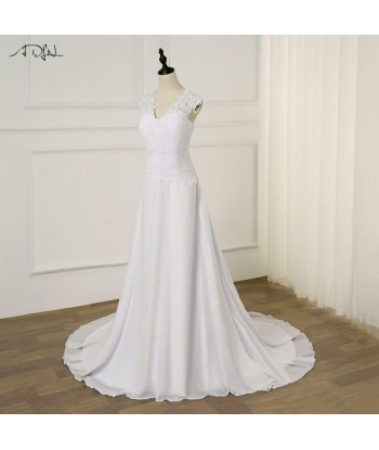 Robe boheme blanche chic mariage pas cher chine