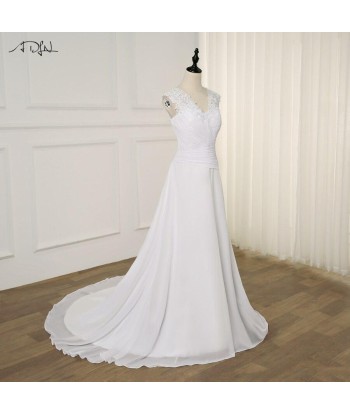 Robe boheme blanche chic mariage pas cher chine