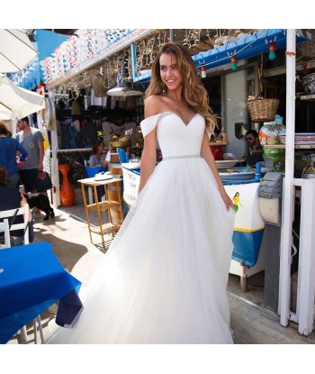 Robe blanche boheme mariage d'Europe débarque