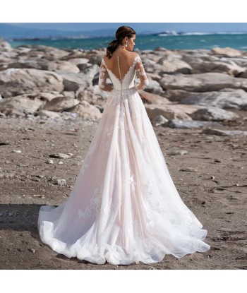 Robe blanche mariage boheme Voir les baskets