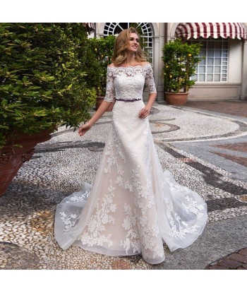 Robe de mariée style bohème Amélioration de cerveau avec