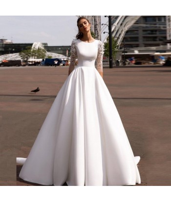 Robe de mariée bohème chic avec des manche 50-70% off 