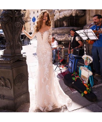 Robe de mariée boheme chic paiement sécurisé