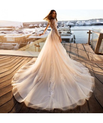 Robe de mariée bohème dentelle chic Profitez des Offres !