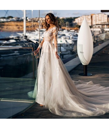 Robe de mariée bohème dentelle chic Profitez des Offres !