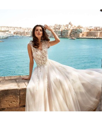 Robe de mariée bohème chic dentelle Les magasins à Paris