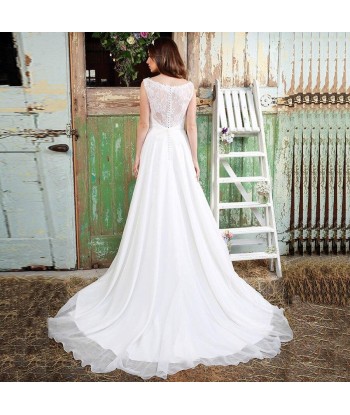 Robe de mariée simple bohème chic du meilleur 