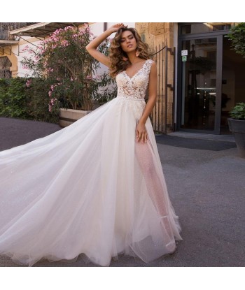 Robe longues boheme mariage Par le système avancé 