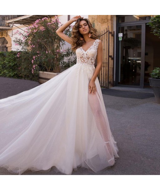 Robe longues boheme mariage Par le système avancé 