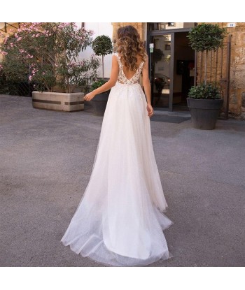 Robe longues boheme mariage Par le système avancé 