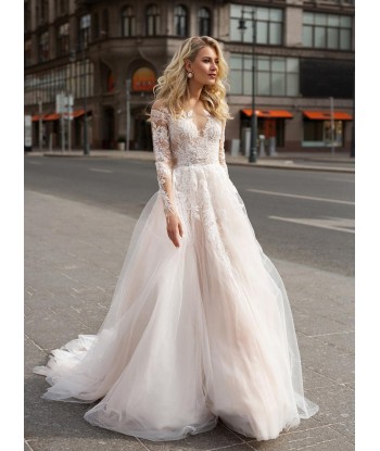 Robe blanche dentelle boheme mariage sur le site 