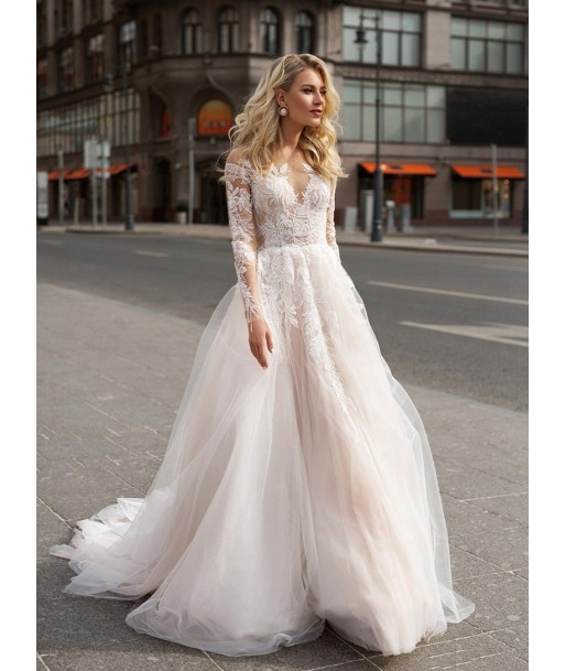 Robe blanche dentelle boheme mariage sur le site 