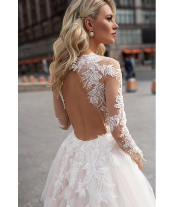 Robe blanche dentelle boheme mariage sur le site 