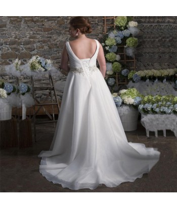 Robe de mariée boheme femme ronde À commander