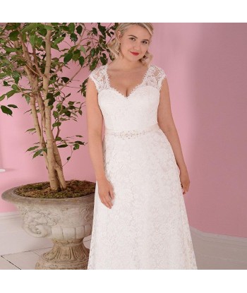 Robe de mariée bohème grande taille la livraison gratuite