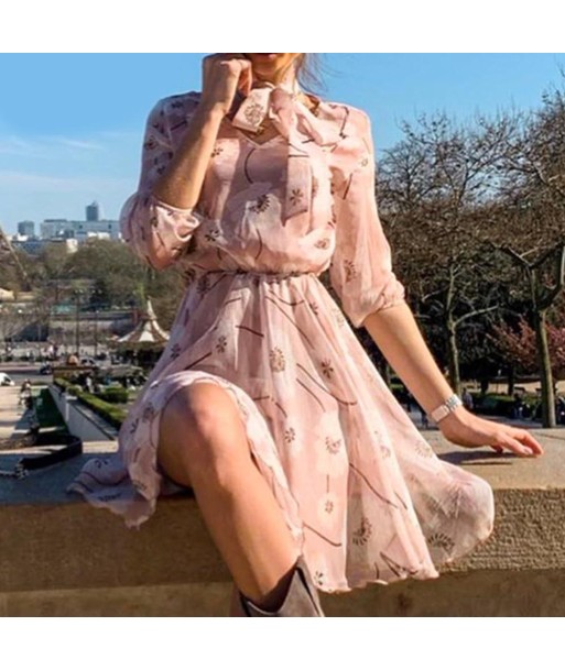 Robe Bohème Courte Myrtille 50% de réduction en Octobre 2024