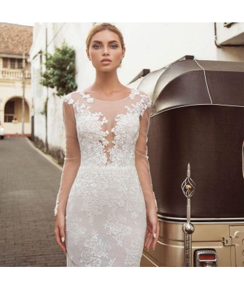 Robe longue mariage été style boheme paiement sécurisé