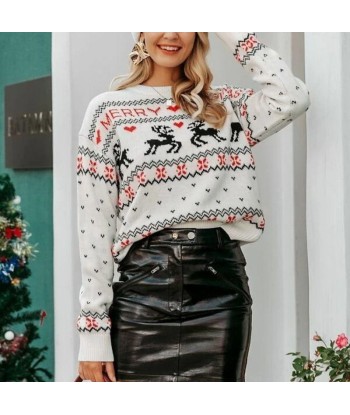 Pull de Noël Blanc s'inspire de l'anatomie humaine