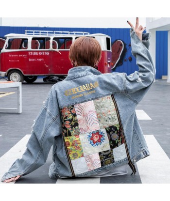 Veste en Jean Femme Bohème Pour