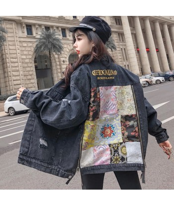 Veste en Jean Femme Bohème Pour