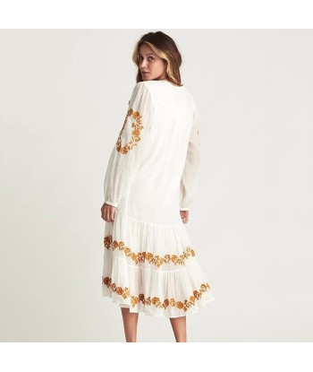 Robe Hippie Longue Blanche la livraison gratuite