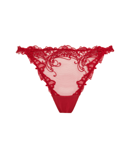 Lise Charmel - Soir de Venise String Sexy Rouge Venise 50% de réduction en Octobre 2024