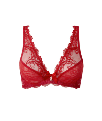 Lise Charmel - Soir De Venise Soutien Gorge Glam  Rouge Venise livraison gratuite