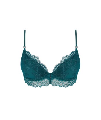 Lise Charmel - Sublime En Dentelle Soutien Gorge Push-up Vert Princesse Paris Déstockage Promo