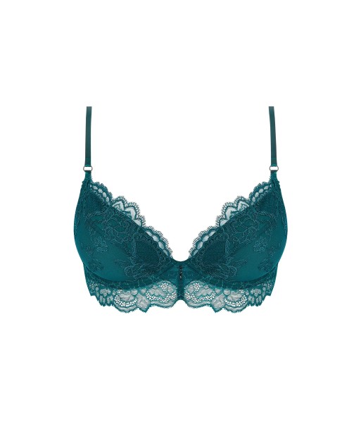 Lise Charmel - Sublime En Dentelle Soutien Gorge Push-up Vert Princesse Paris Déstockage Promo