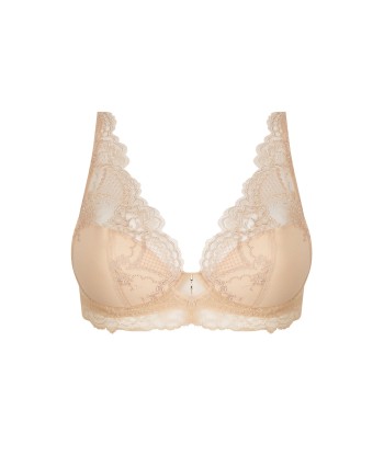 Lise Charmel - Sublime En Dentelle Soutien Gorge 1/2 Mousse Fantaisie Nude Sublime sur le site 