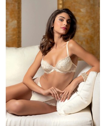 Lise Charmel - Splendeur Soie Soutien Gorge Coque Ecru Nacre Fin de série