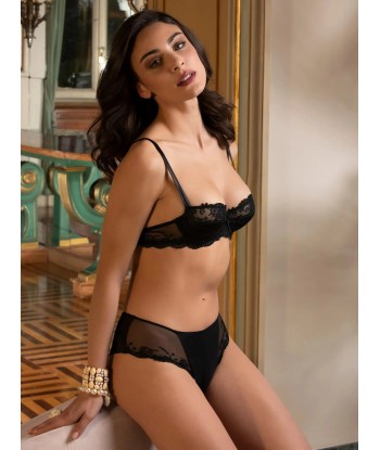 Lise Charmel - Splendeur Soie Soutien Gorge Corbeille Noir livraison gratuite