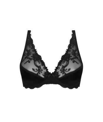 Lise Charmel - Splendeur Soie Soutien Gorge Glam Noir destockage