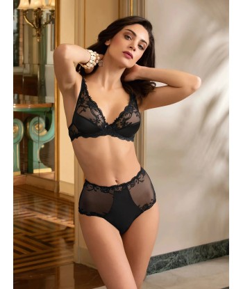 Lise Charmel - Splendeur Soie Soutien Gorge Glam Noir destockage