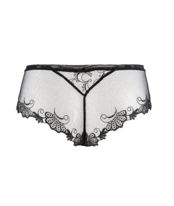 Lise Charmel - Dressing Floral Shorty Noir Profitez des Offres !