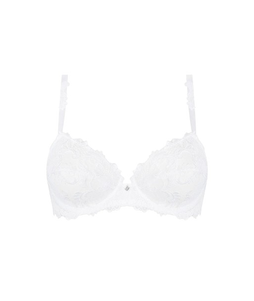 Lise Charmel - Dressing Floral Soutien Gorge Armature Emboîtant Blanc de votre