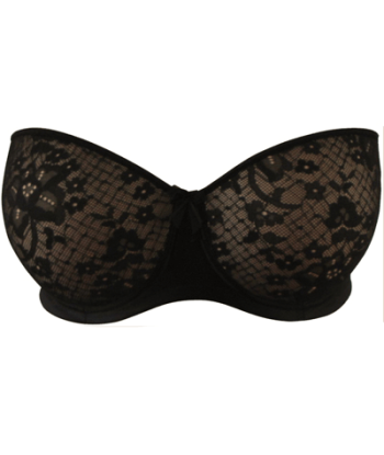 Empreinte - Melody Soutien-Gorge Bandeau Noir Par le système avancé 