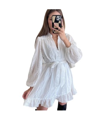 Robe Blanche Chic et Bohème les muscles