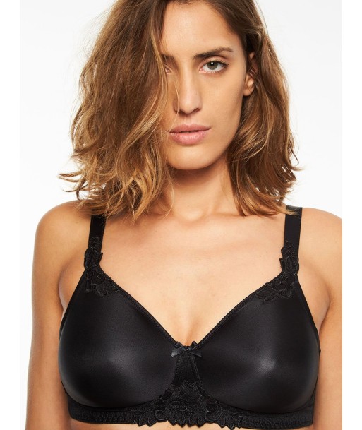 Chantelle - Hedona Soutien-Gorge Sans Armatures Maintien Noir des créatures d'habitude