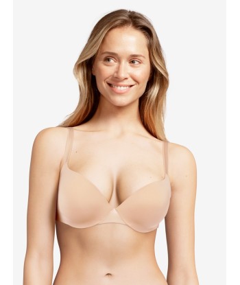 Chantelle - Essentiall Soutien-Gorge Push-Up  Beige Doré le concept de la Pate a emporter 