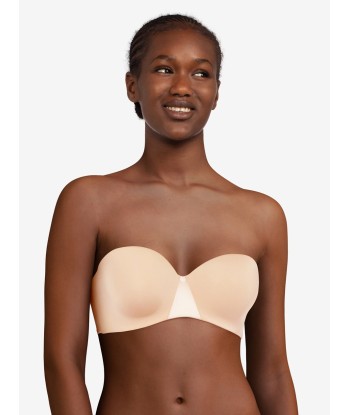 Chantelle - Essentiall  Soutien-Gorge Bandeau Coque Beige Doré Fin de série