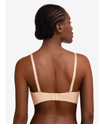 Chantelle - Essentiall  Soutien-Gorge Bandeau Coque Beige Doré Fin de série