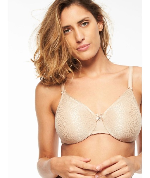 Chantelle - C Magnifique Soutien-Gorge Moulé Très Enveloppant Nude brillant des détails fins