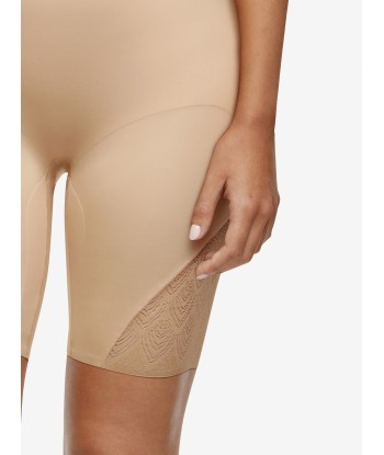 Chantelle - Sexy Shape Shorty Taille Haute Mi-Cuisse Beige Doré des créatures d'habitude