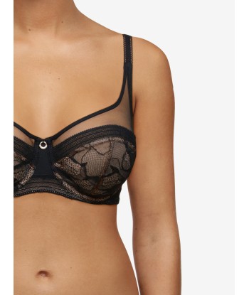 Chantelle - True Lace Soutien-Gorge Couvrant Avec Armatures Noir JUSQU'A -70%! 