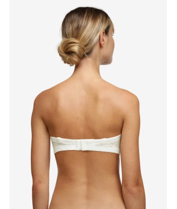 Chantelle - True Lace Soutien-Gorge Bandeau T-Shirt Lait pour bénéficier 